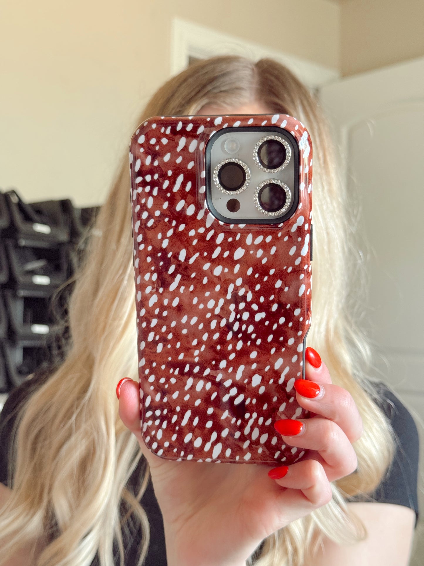 Deer Print Tough Magnetic Mobile Phone Case