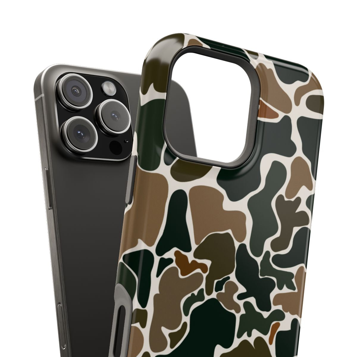 Trendy Camo Tough Magnetic Mobile Phone Case