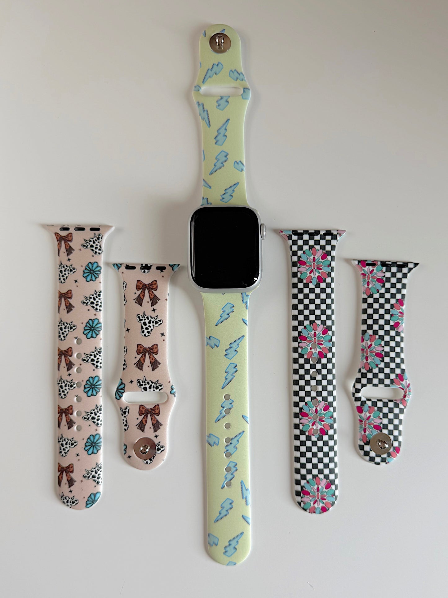 Western Aztec Cattle Watch Band