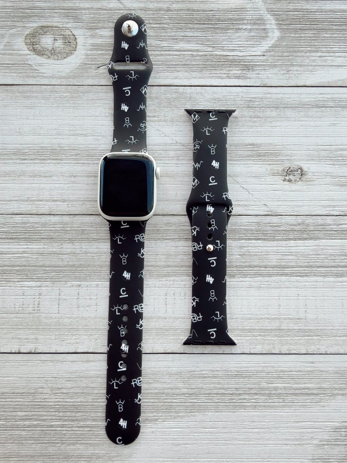 Western Aztec Cattle Watch Band