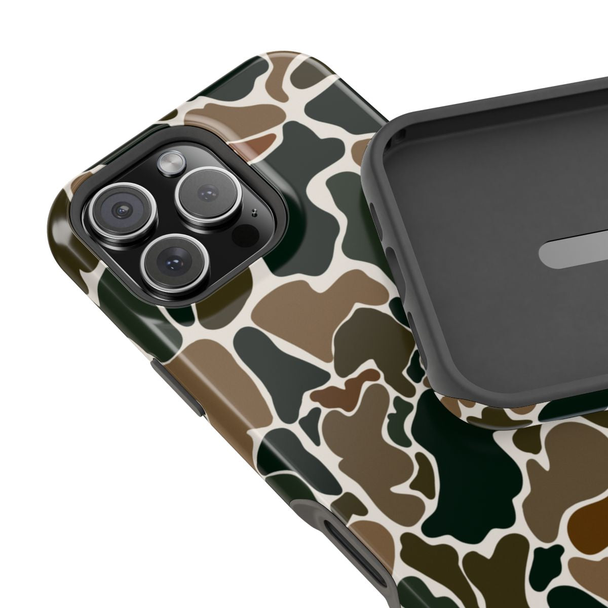 Trendy Camo Tough Magnetic Mobile Phone Case