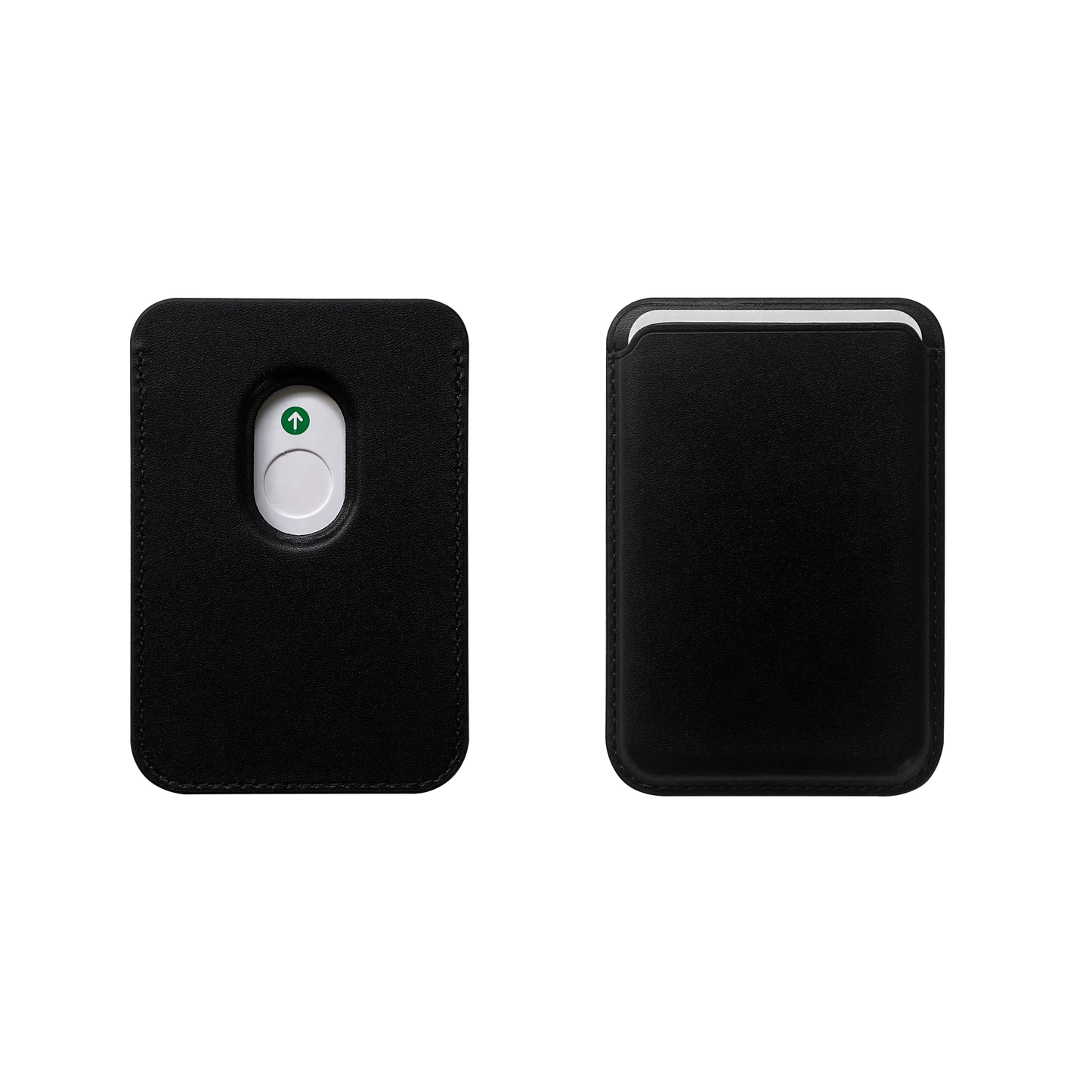 Black MagSafe magnetic phone wallet