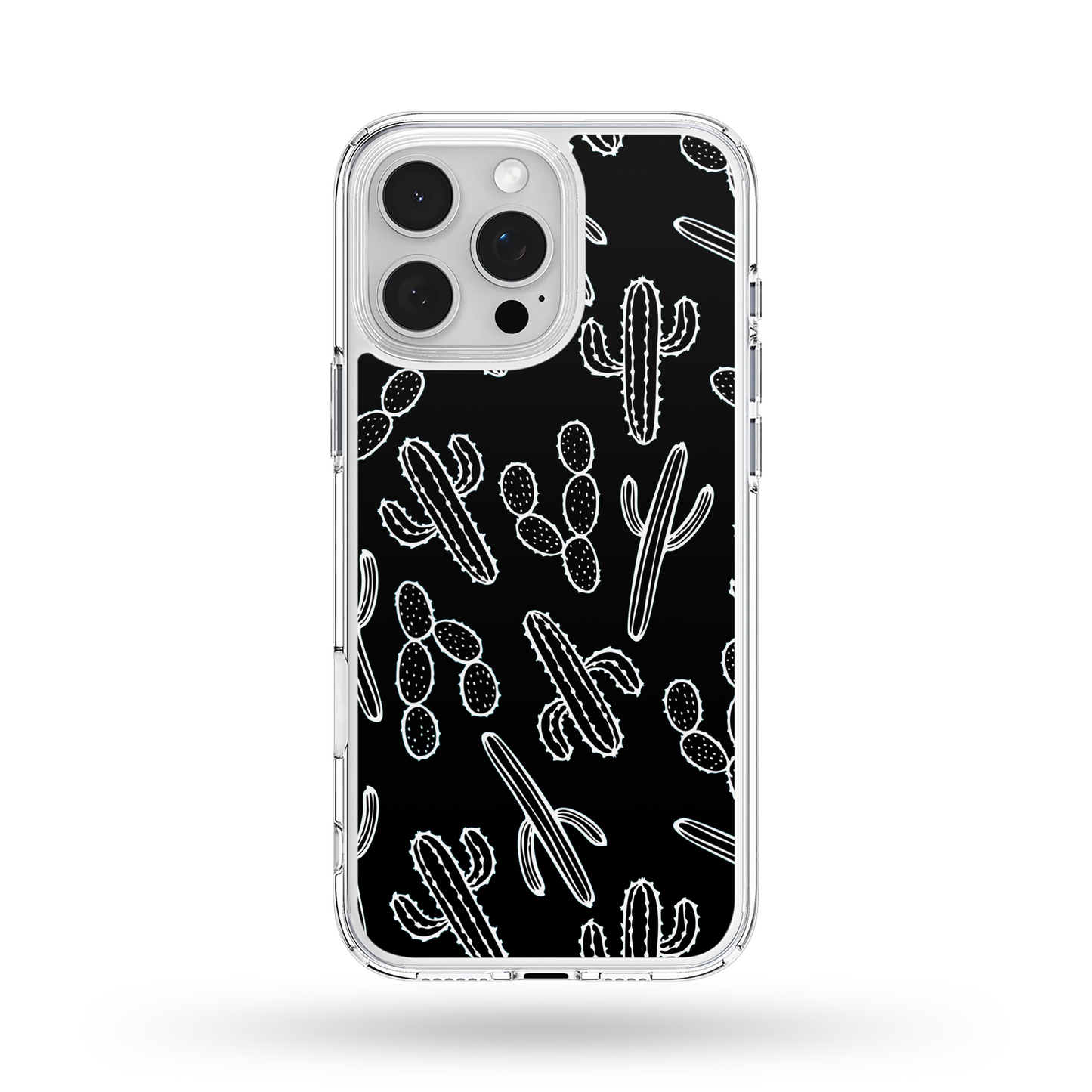 Black and White Cactus Phone Case