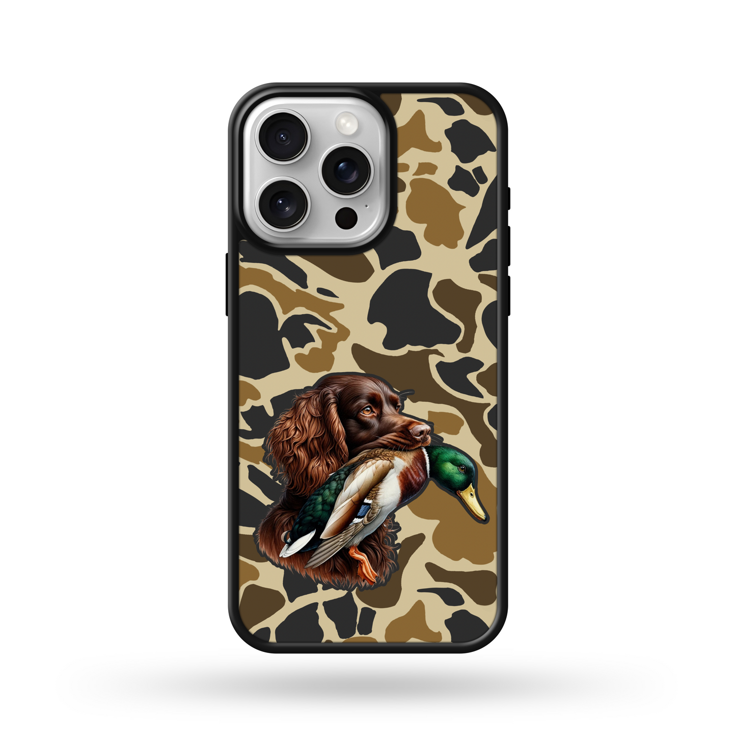 Camo Boykin Duck Hunting MagSafe Compatible Phone Case
