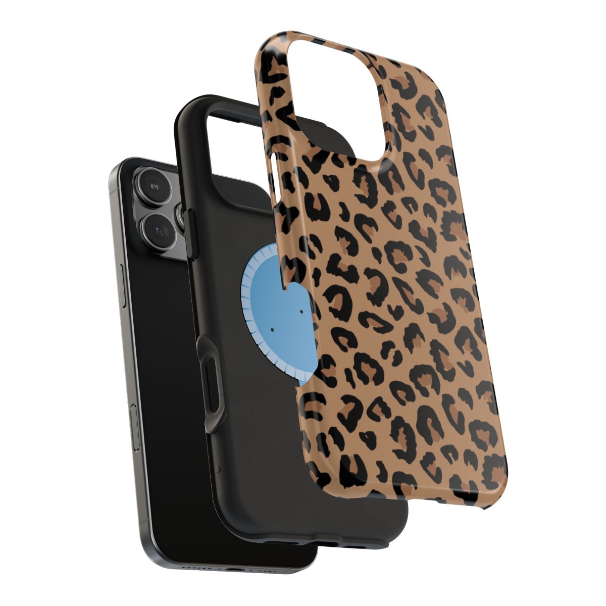 Cheetah Print Boho Trendy Tough Magnetic Mobile Phone Case
