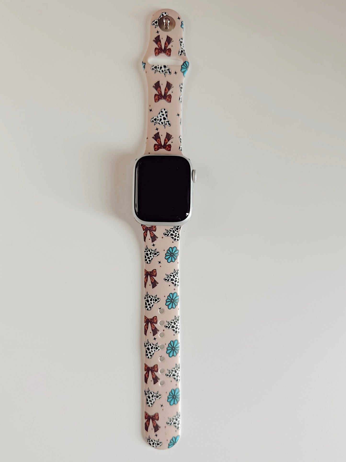 Western Aztec Cattle Watch Band