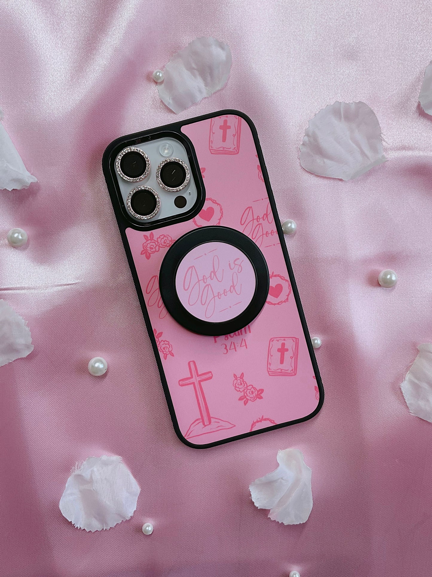 Pink God Is Good Magsafe Phone Grip