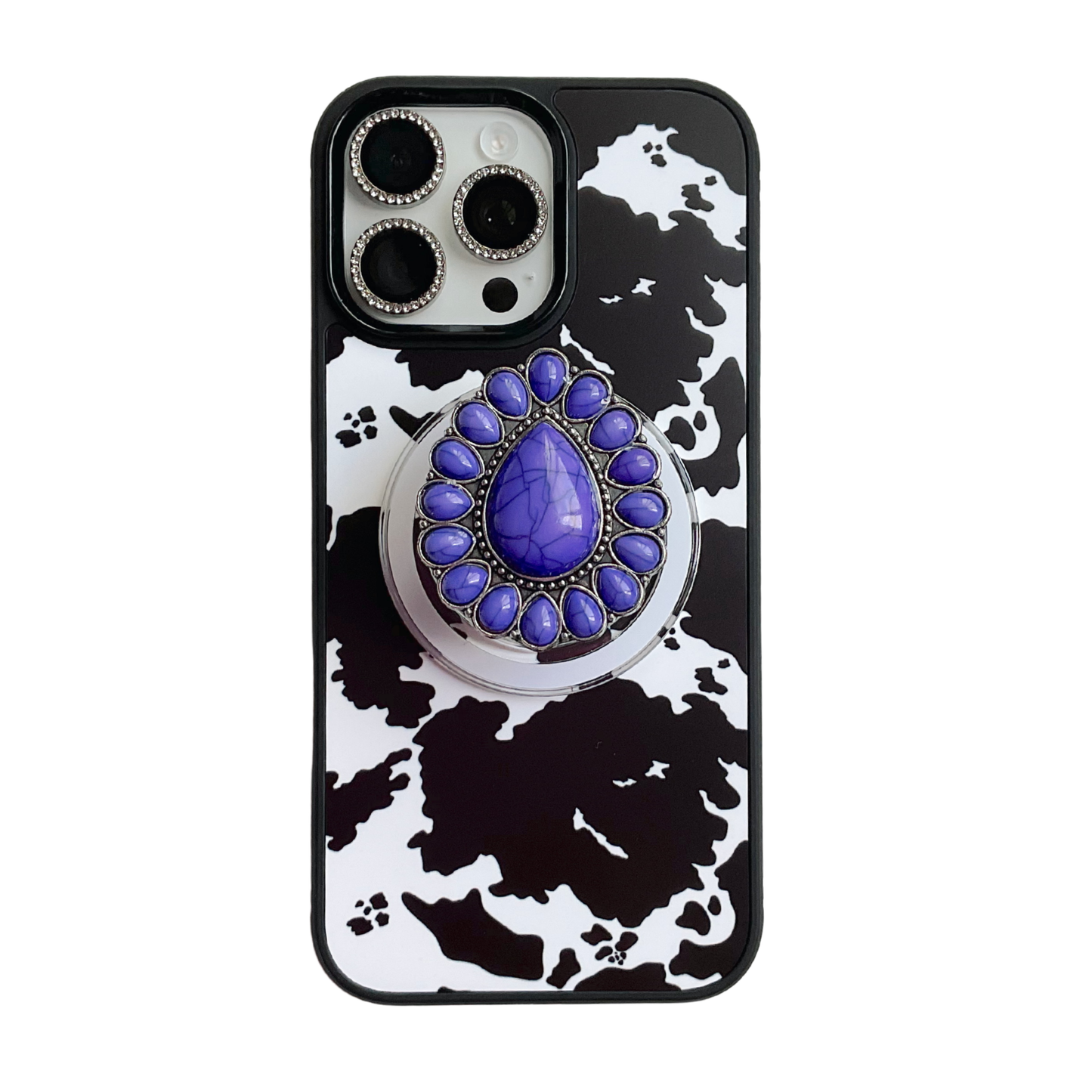 Violet Purple Western Concho Magnetic/Adhesive Phone Grip