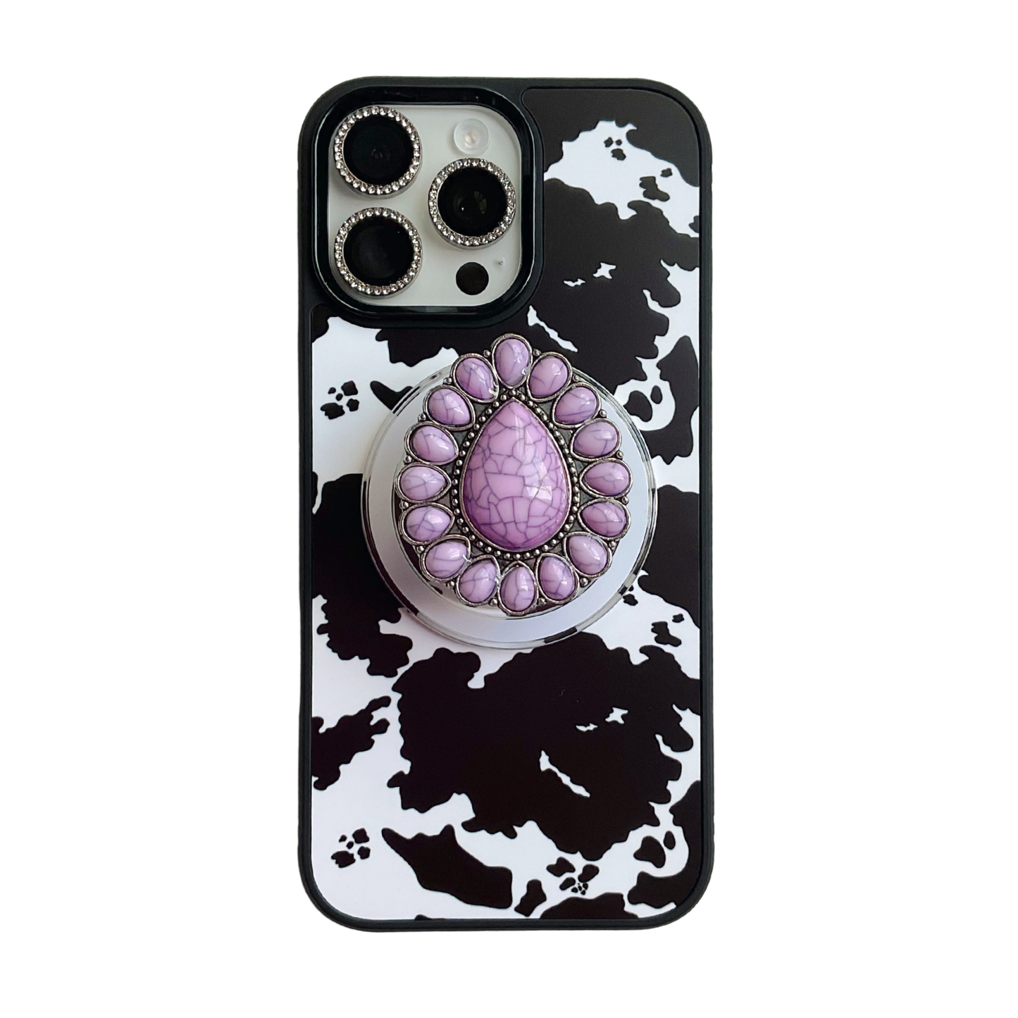 Lavender Purple Western Concho Magnetic/Adhesive Phone Grip