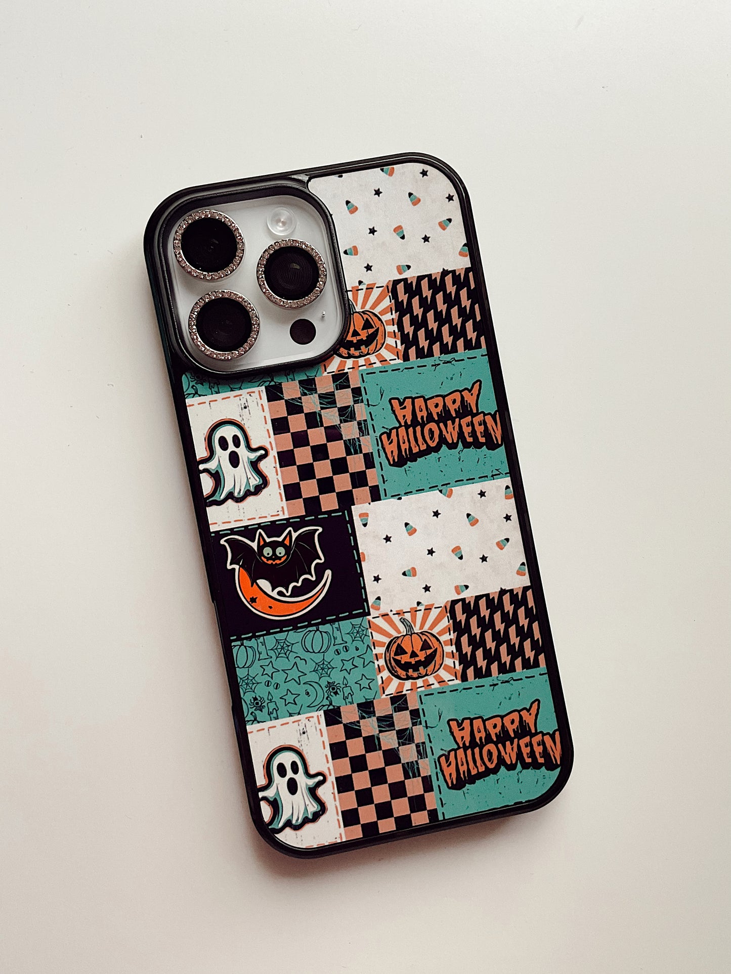 Happy Halloween Patchwork Phone Case
