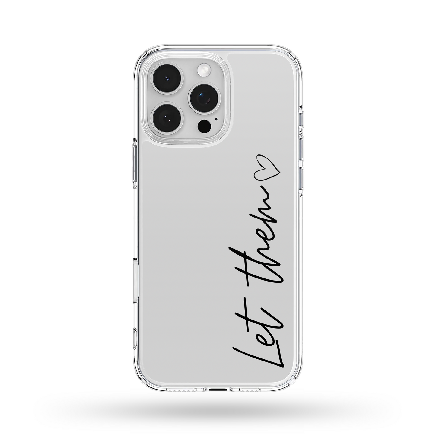 Grey Let Them Phone Case