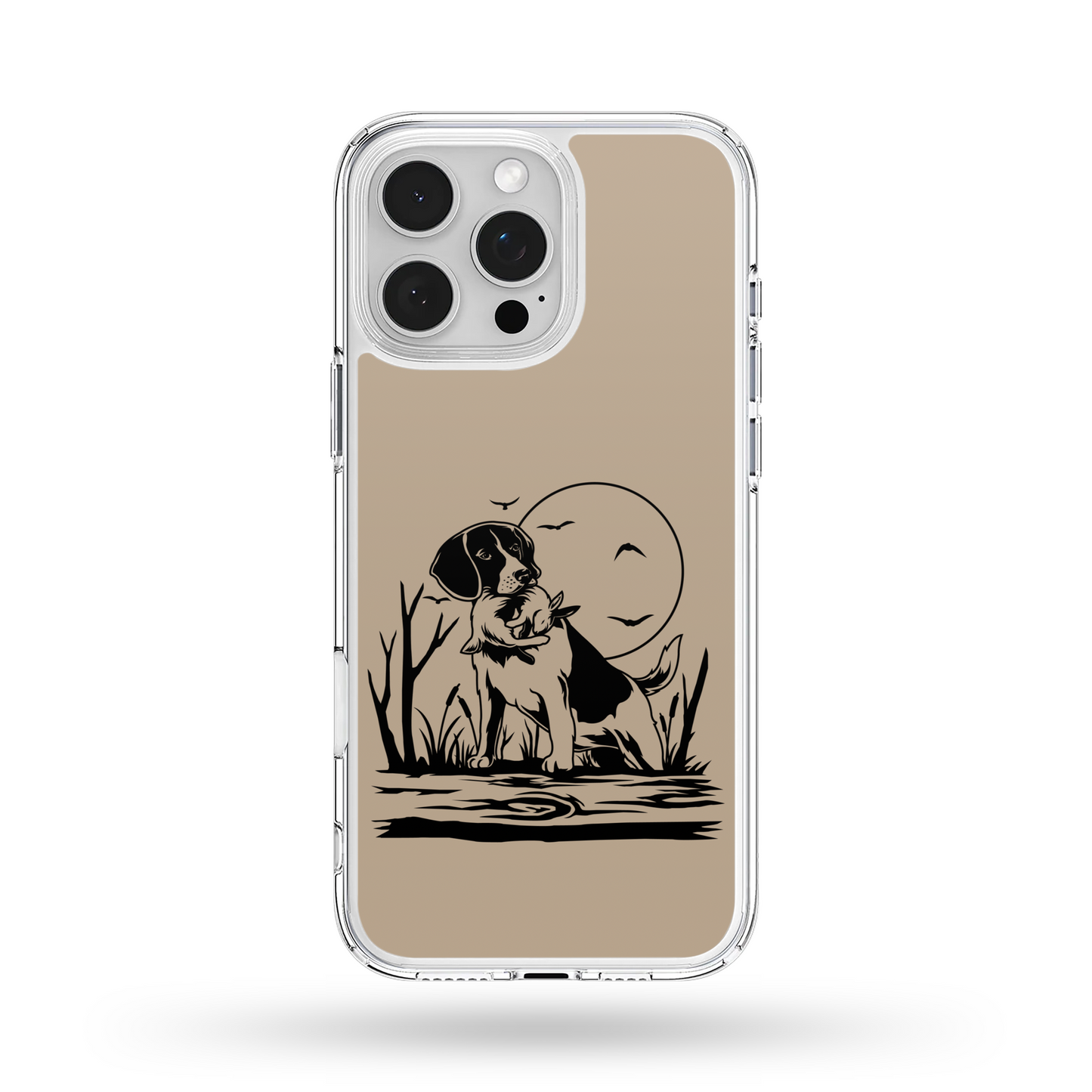 Beagle Rabbit Hunting MagSafe Compatible Phone Case