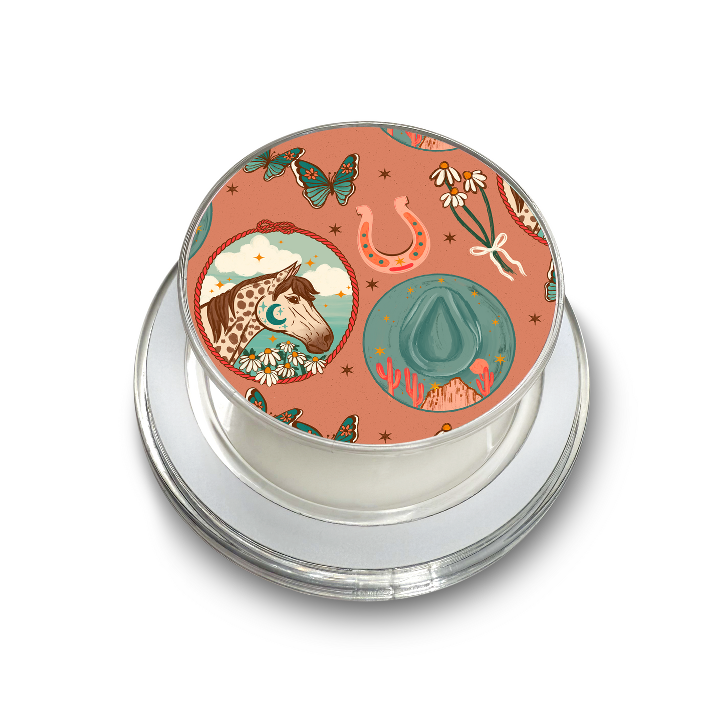 Painted Bloom Phone Grip