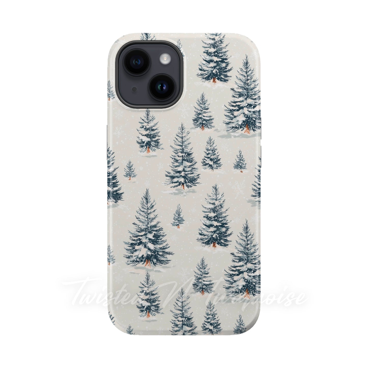 Winter Wonderland Snowy Pine Tough Magnetic Phone Case