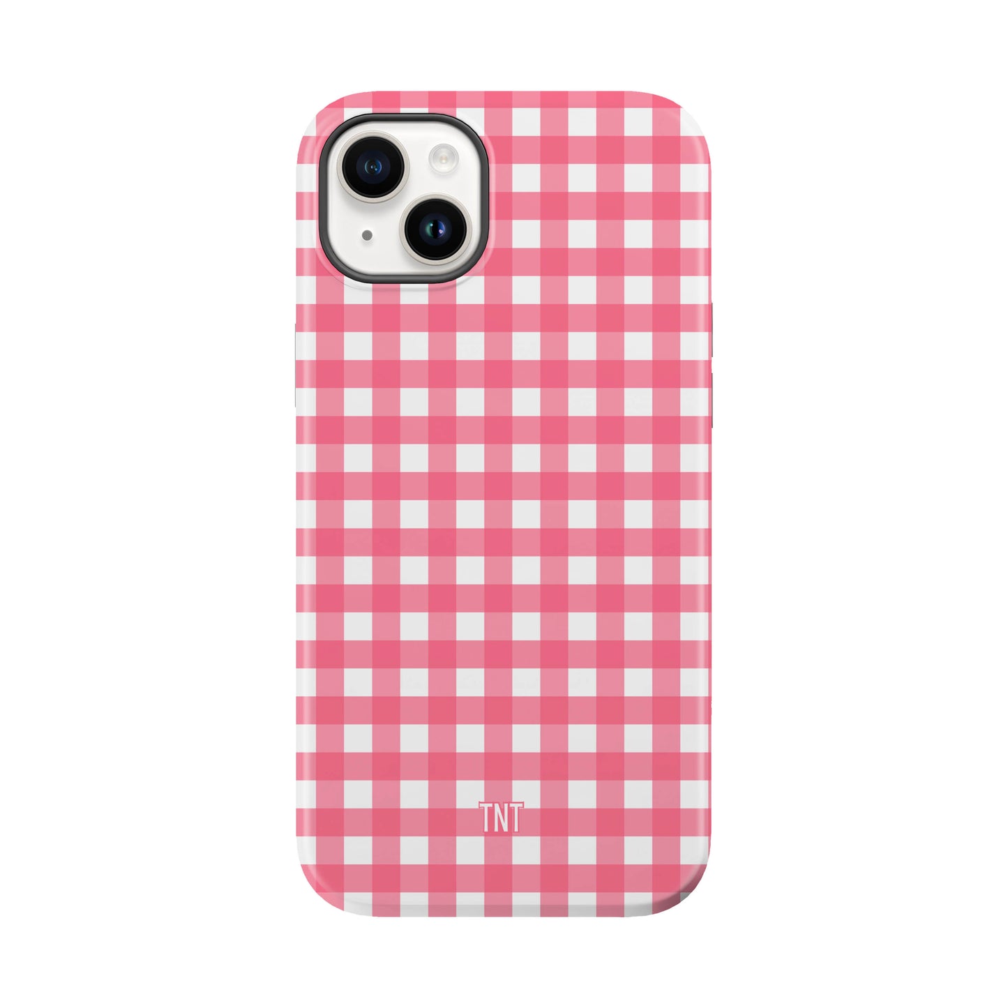 Pink Summer Gingham Tough MagSafe Phone Case