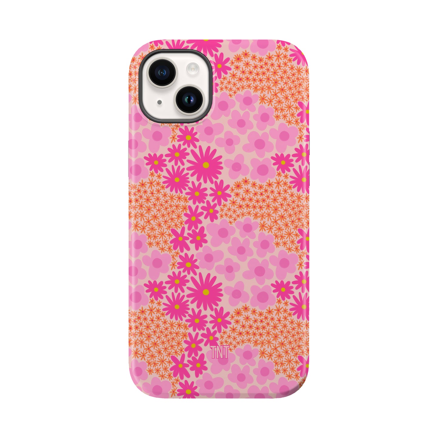 Pink Preppy Sunmer Florals Tough MagSafe Phone Case