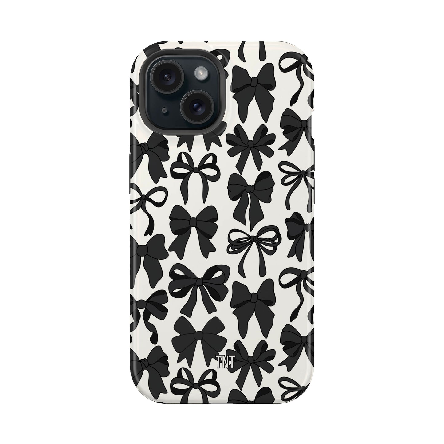 Black Bows Collage Style MagSafe Phone Case