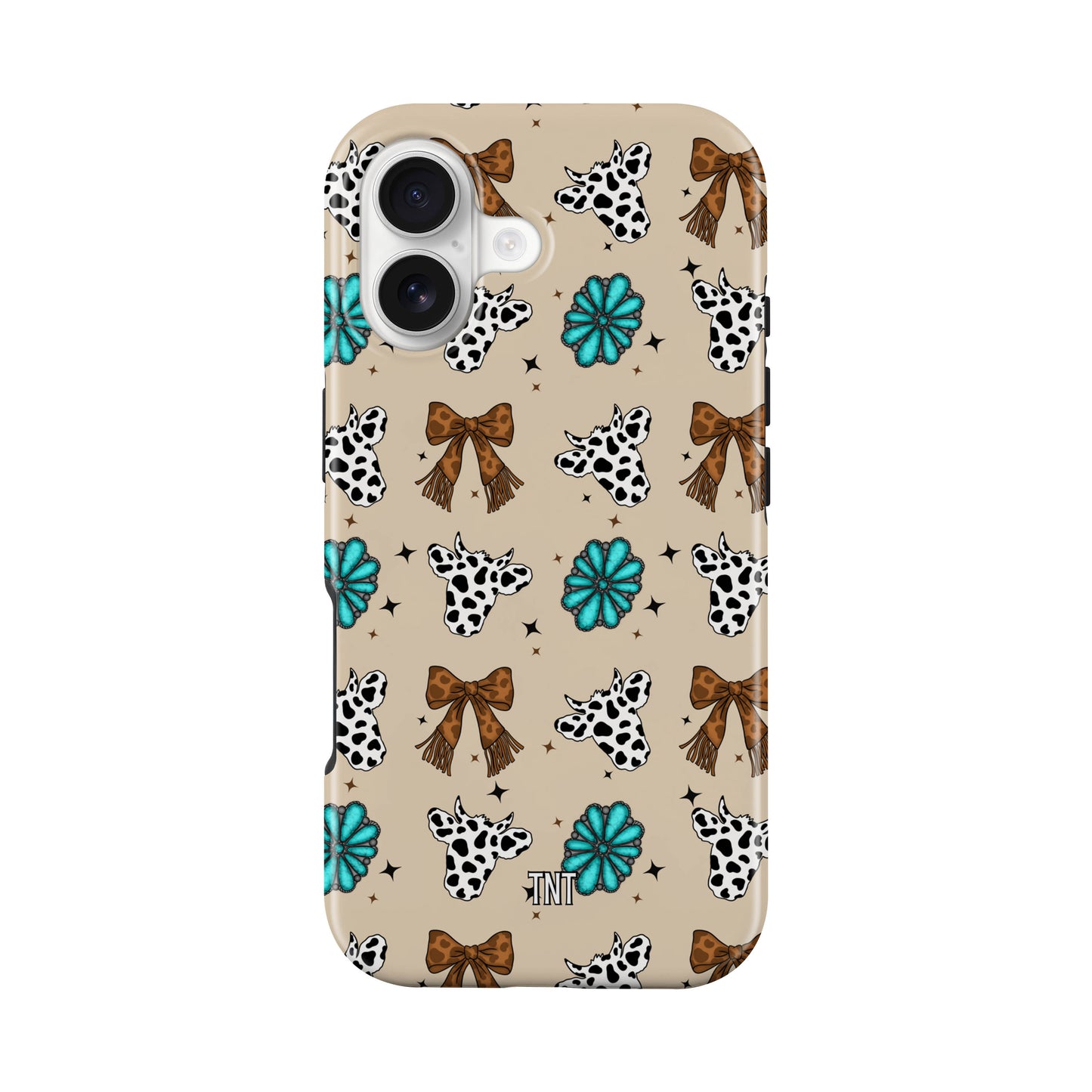 Cows and Bows Western Turquoise Tough Magnetic Phone Case