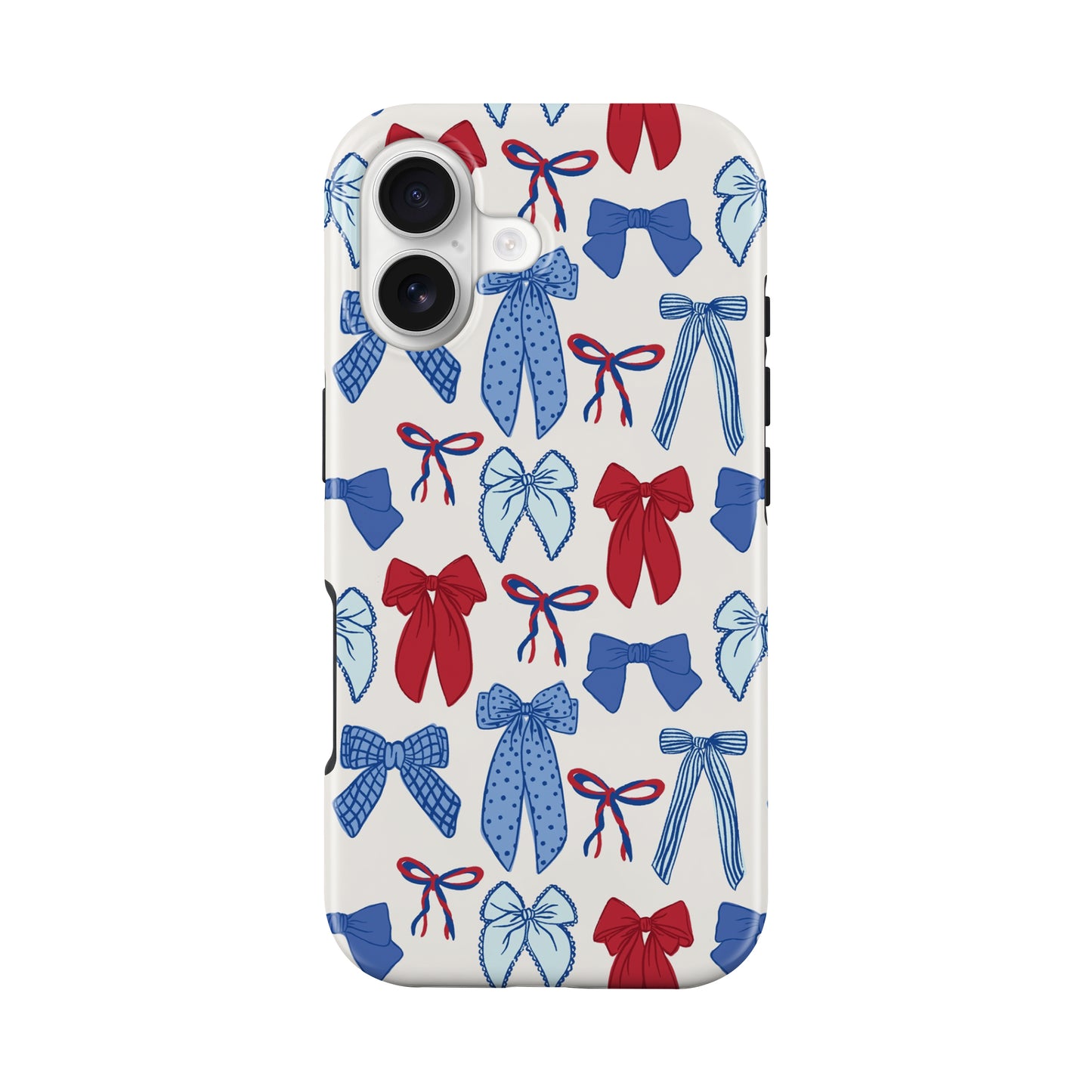 Patriotic Bow Collage America July 4th Tough MagSafe Phone Case