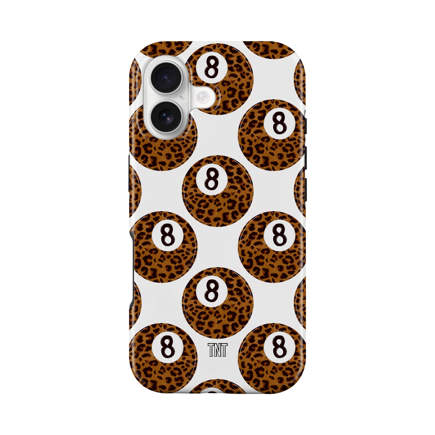 Leopard 8 Ball Western Tough MagSafe Phone Case