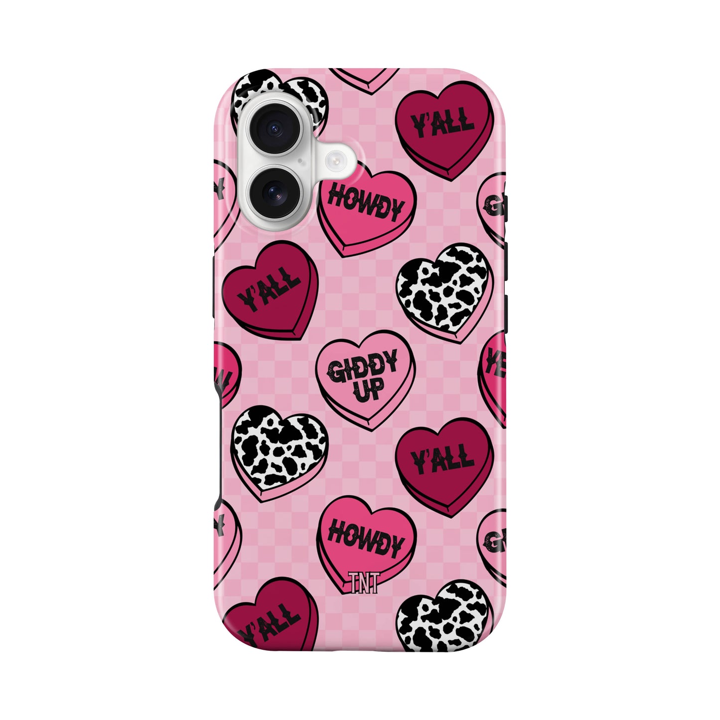 Western Candy Hearts Valentine Tough Magnetic Phone Case