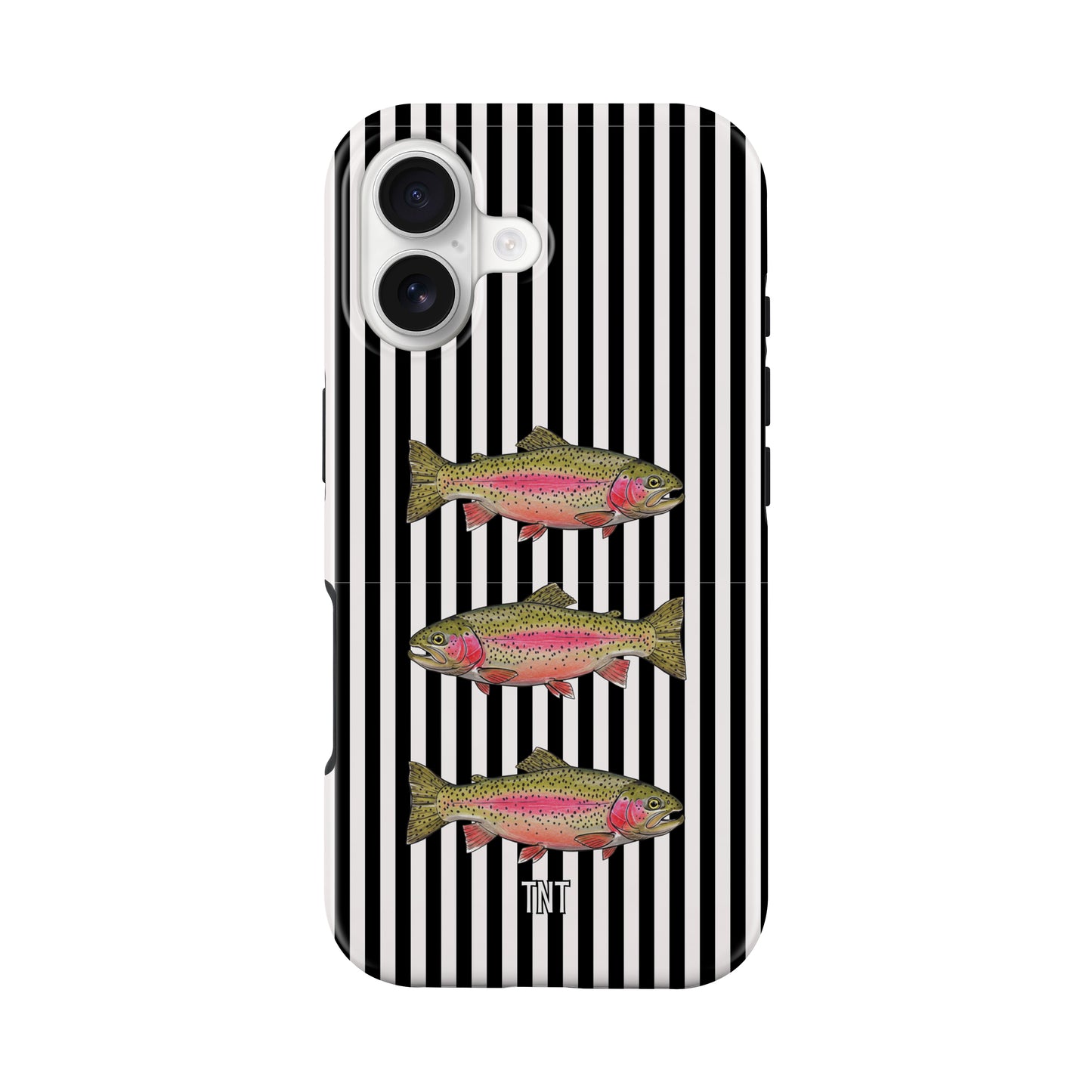 Black Striped Rainbow Trout Tough MagSafe Phone Case