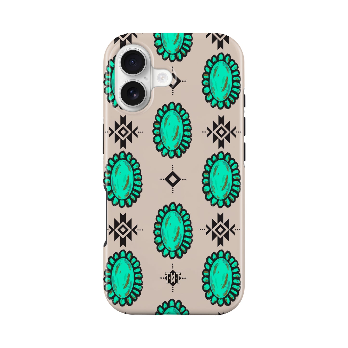 Western Concho Turquoise Tough MagSafe Phone Case