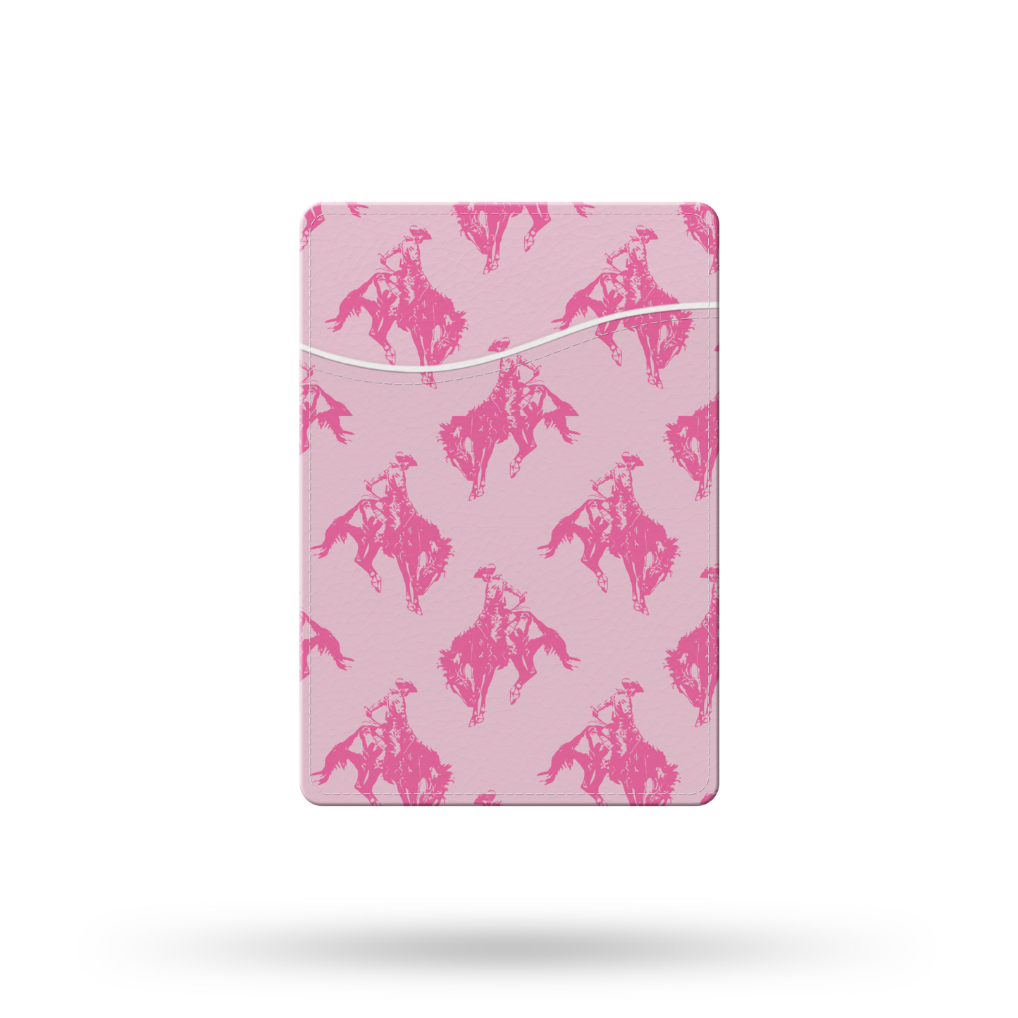 Pink Bronc Rider MagSafe Wallet