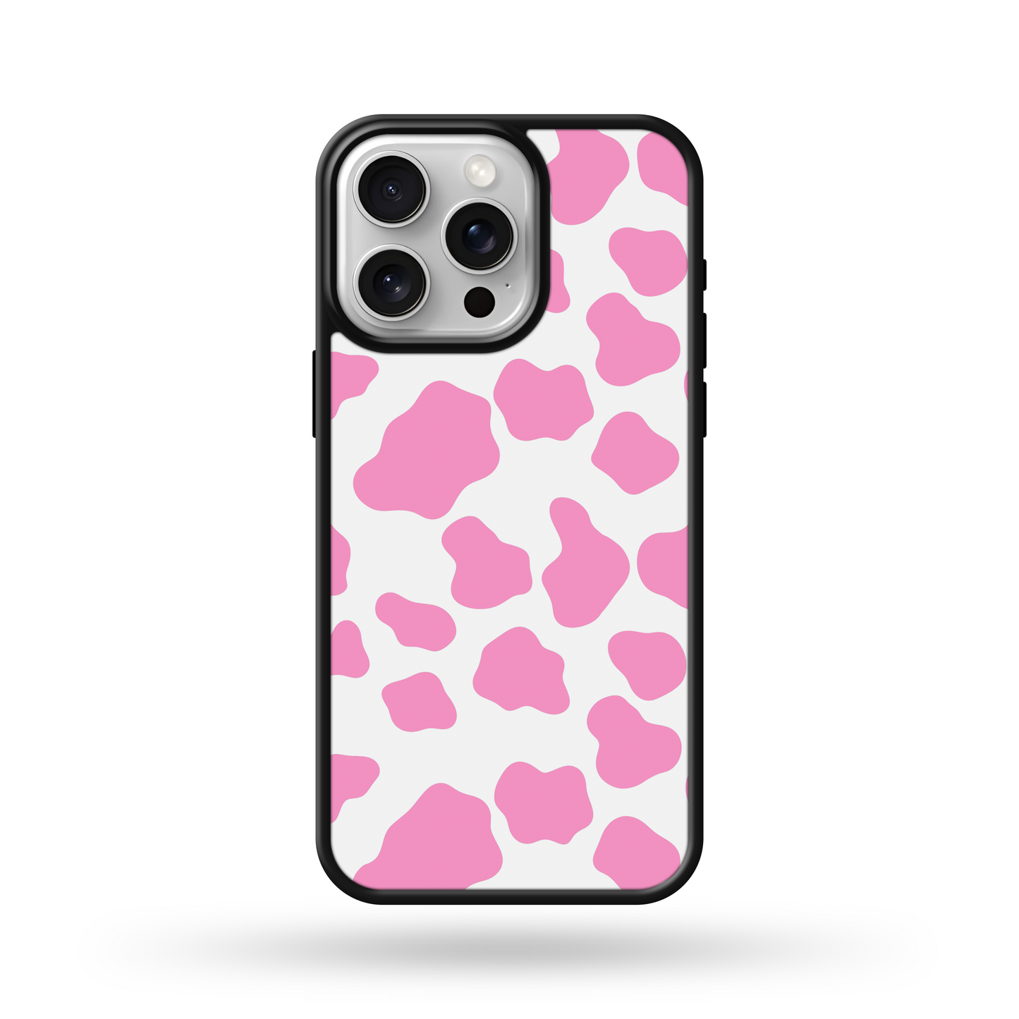 Pink Cowprint MagSafe Compatible Phone Case