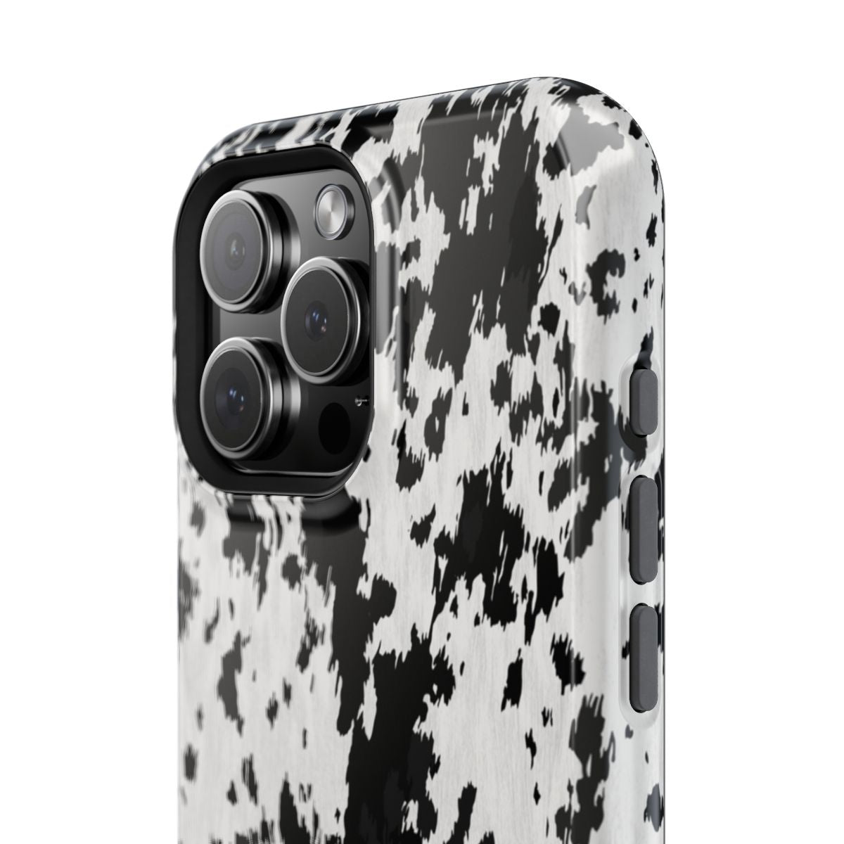Western Cowhide Print Tough Magnetic Mobile Phone Case