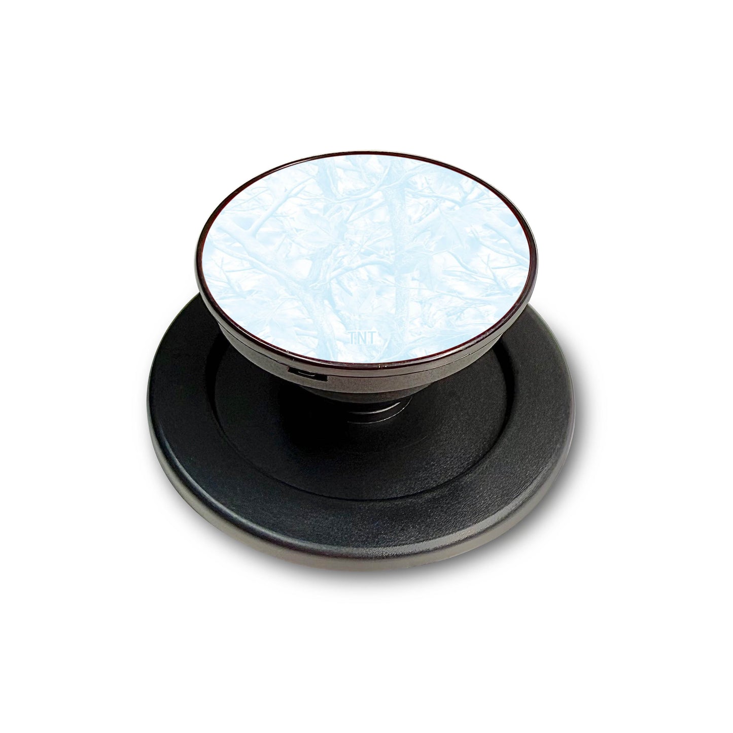 Blue Frosted Tree Camo Magnetic Phone Grip