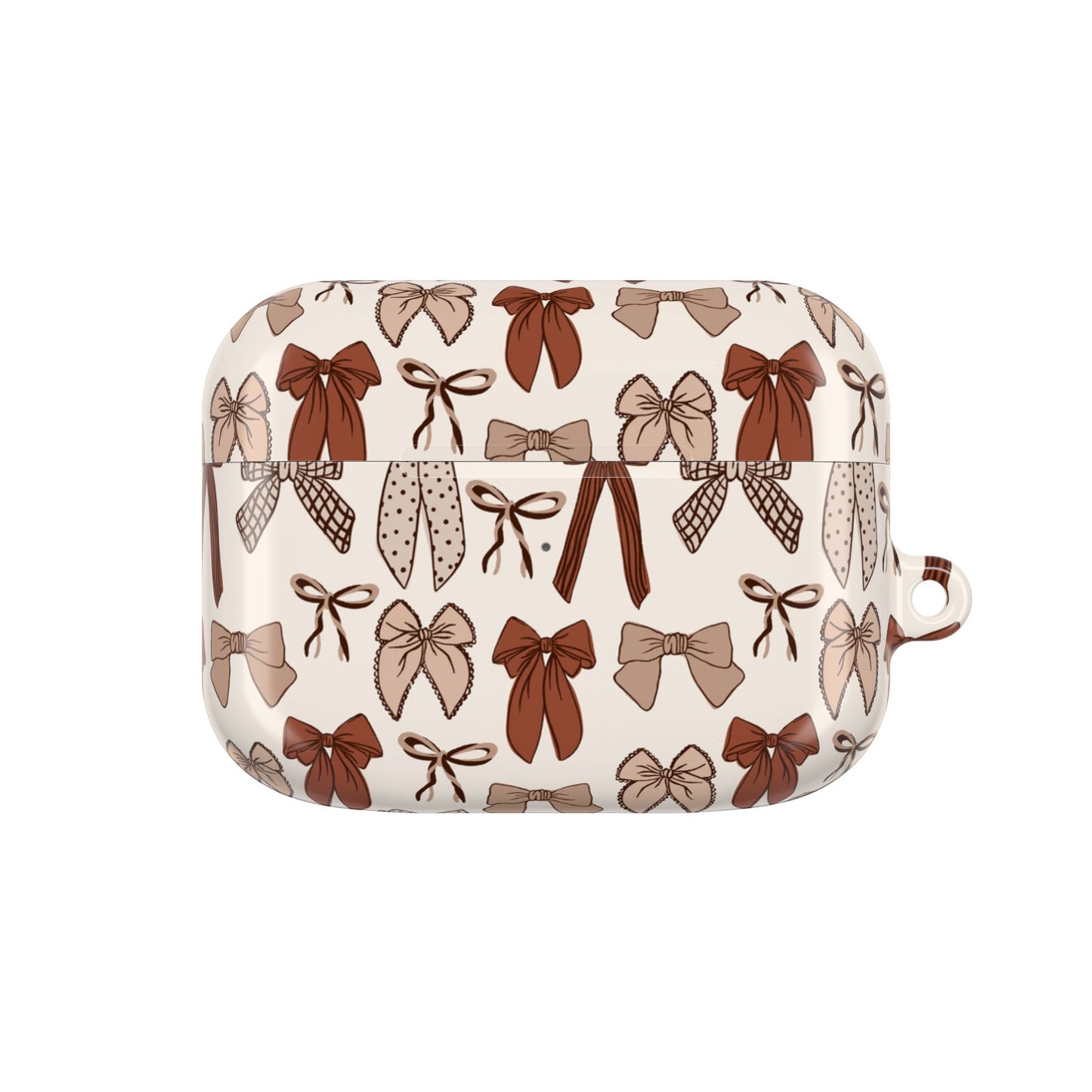 Brown Fall Bow Collage AirPod Case