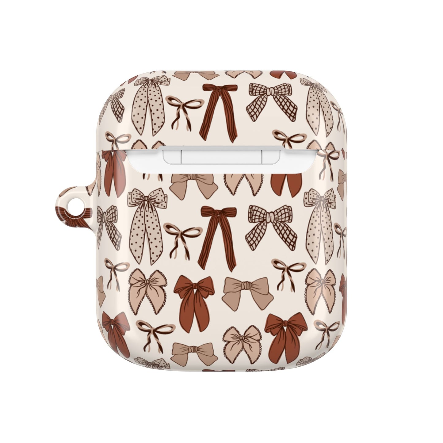 Brown Fall Bow Collage AirPod Case