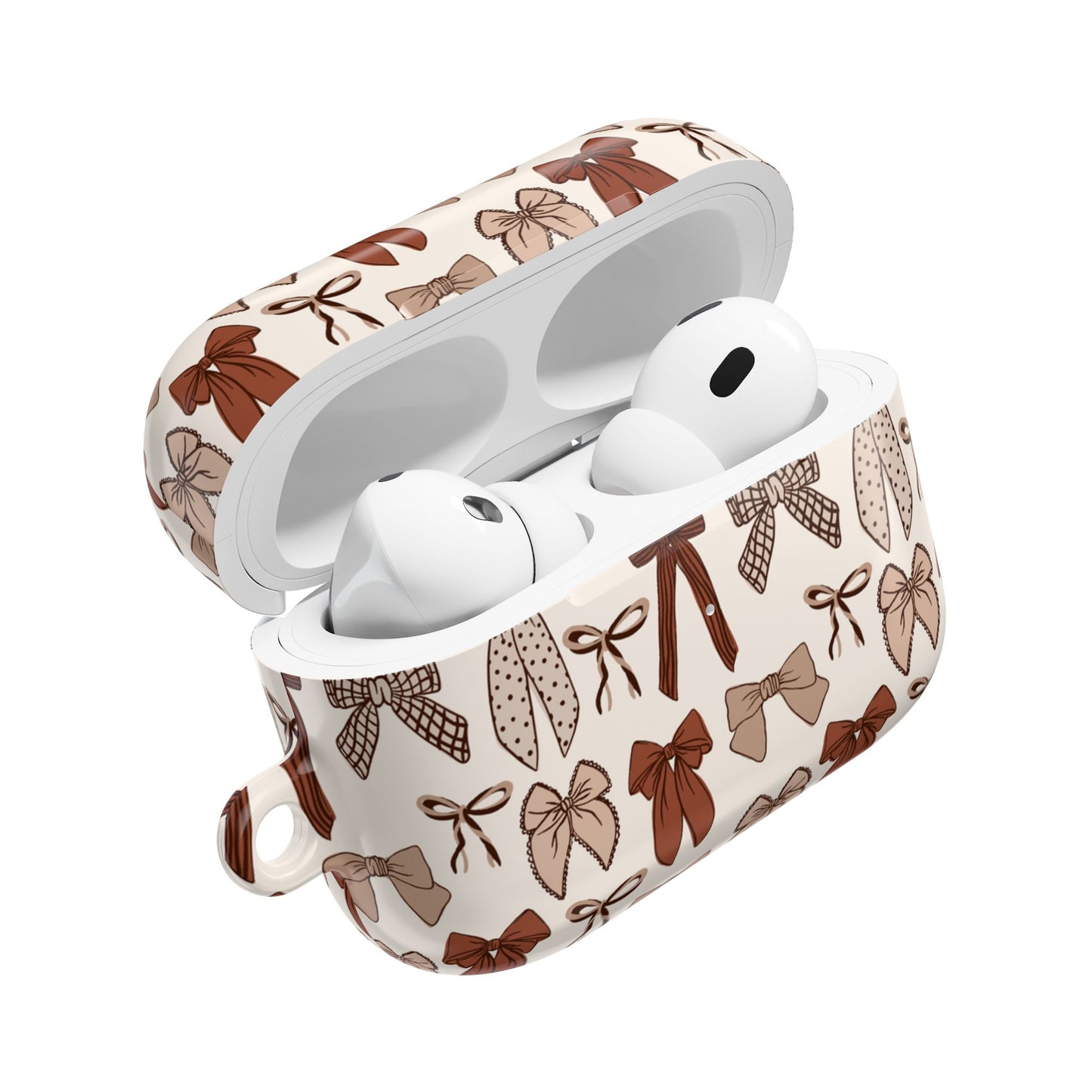 Brown Fall Bow Collage AirPod Case