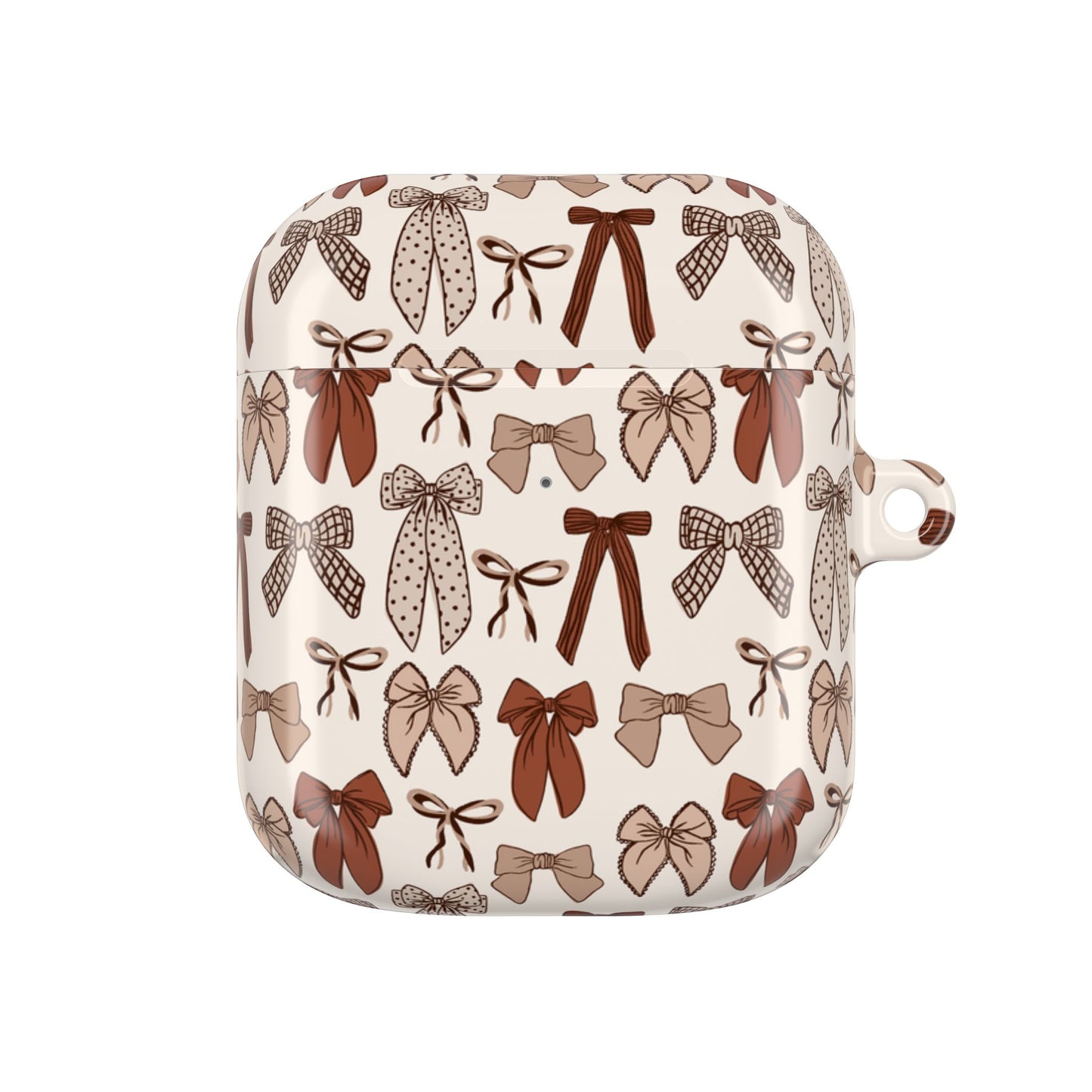 Brown Fall Bow Collage AirPod Case