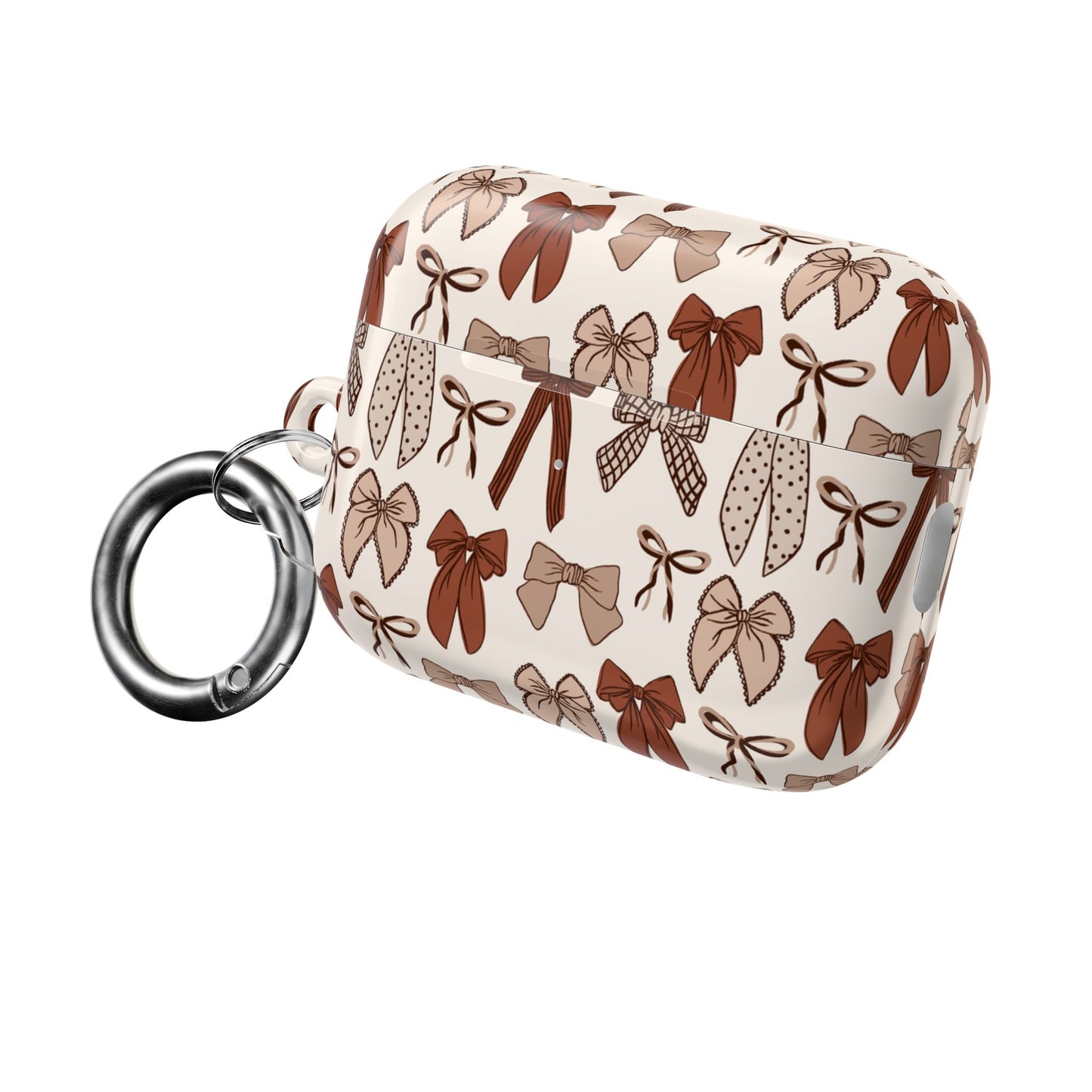 Brown Fall Bow Collage AirPod Case