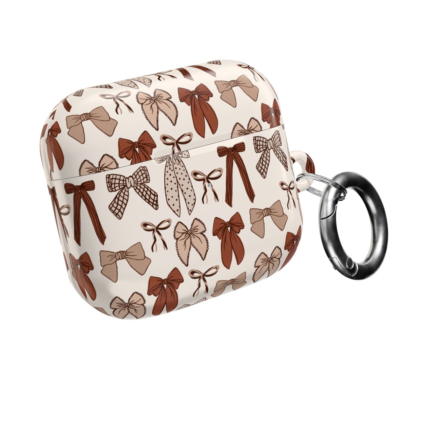 Brown Fall Bow Collage AirPod Case