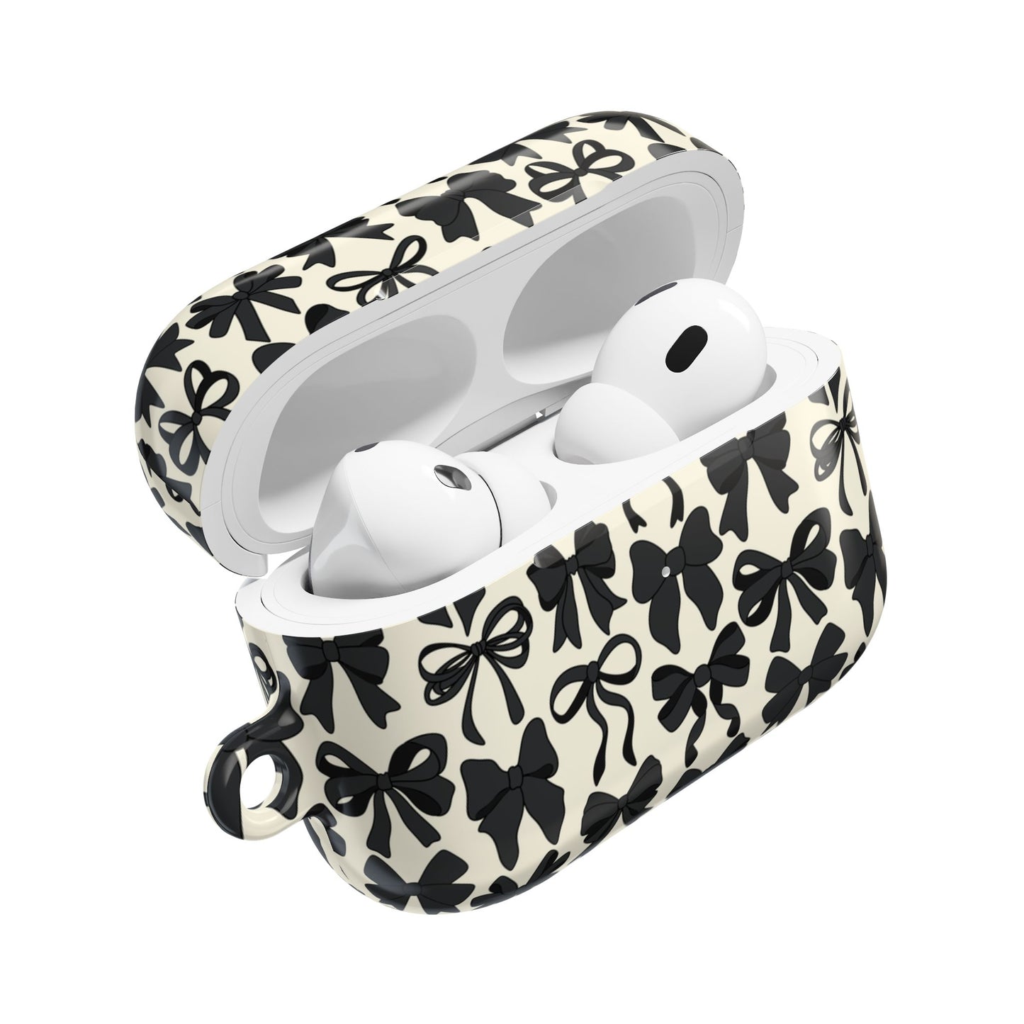 Black Bow Collage Coquette Trendy AirPod Case