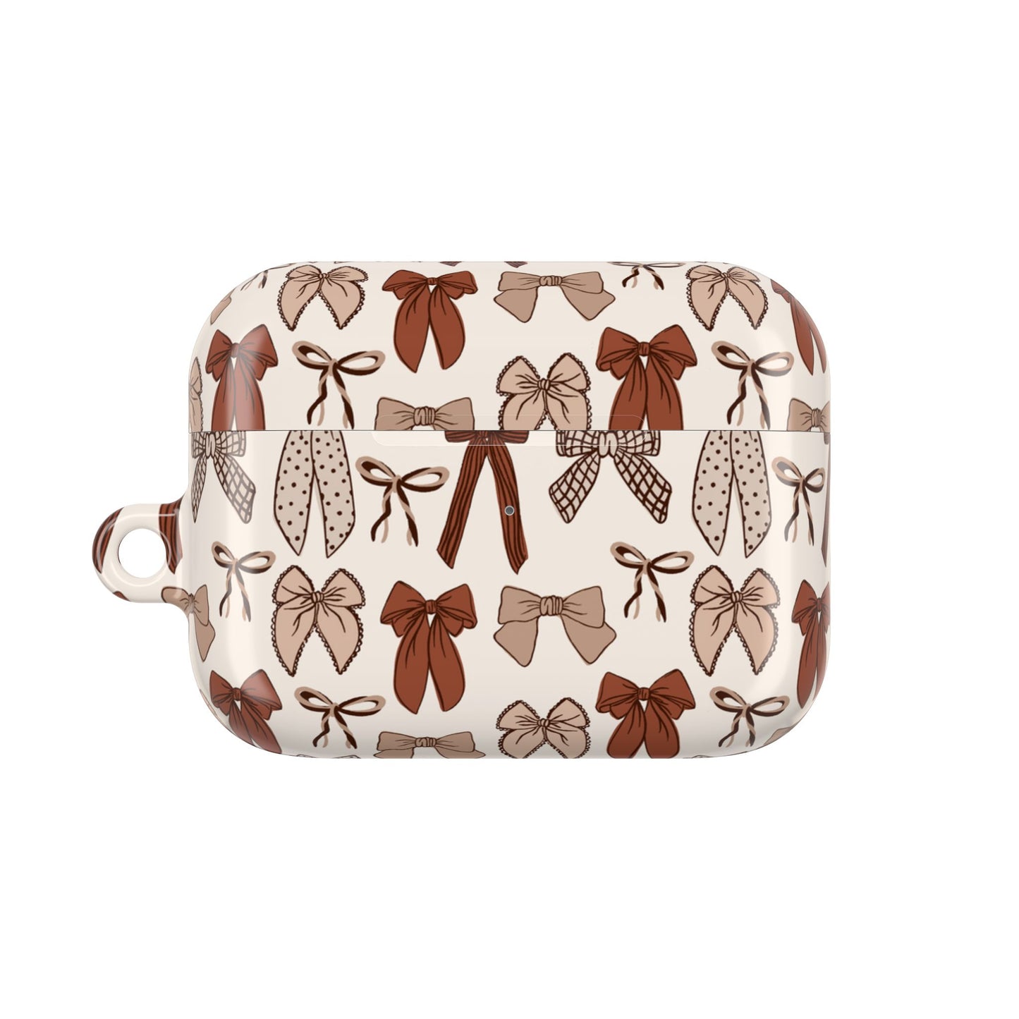 Brown Fall Bow Collage AirPod Case
