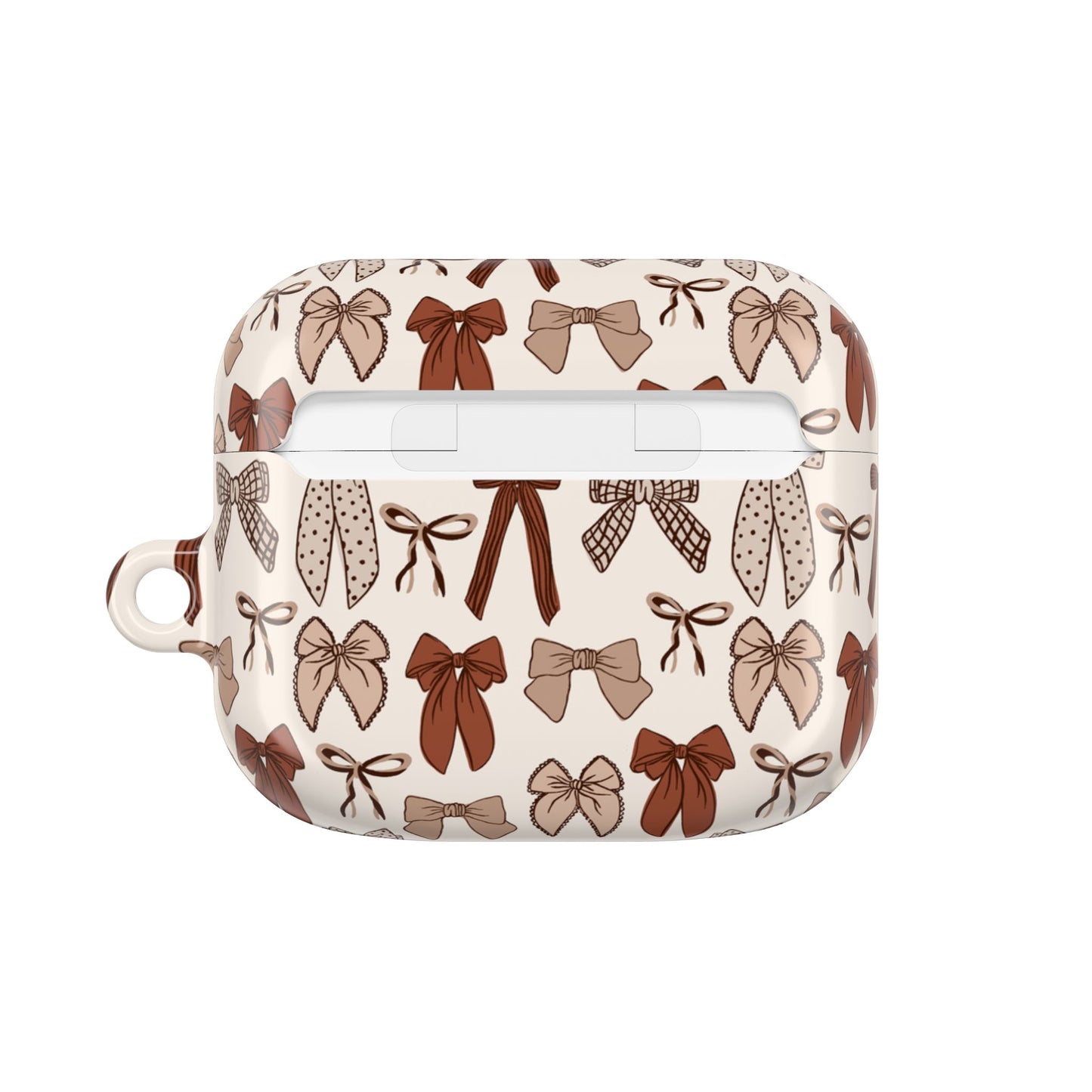 Brown Fall Bow Collage AirPod Case