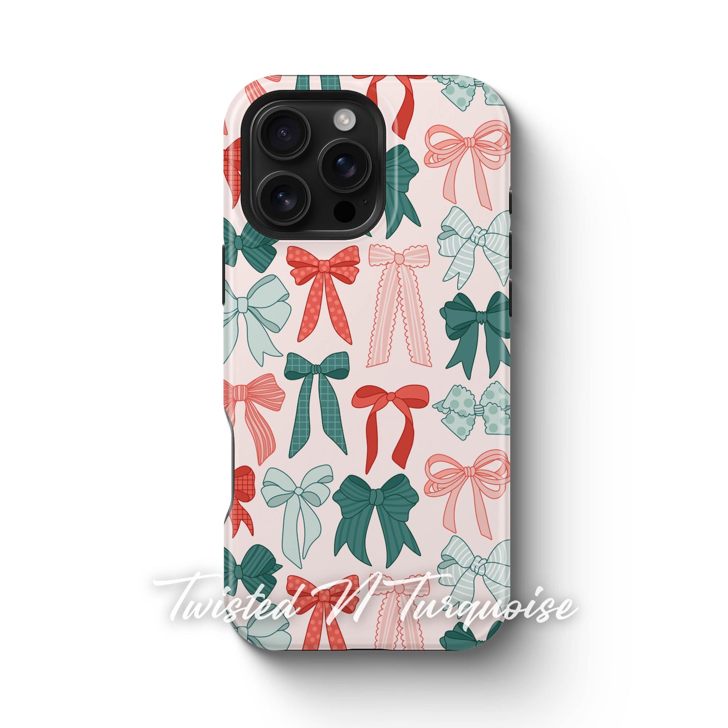 Christmas Bows Magnetic Phone Case