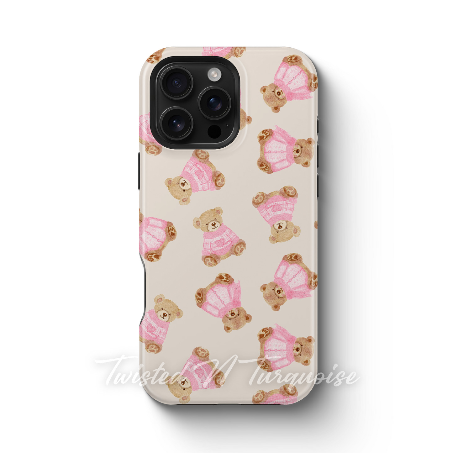 Pink Teddy’s Tough Magnetic Teddy Bear Phone Case