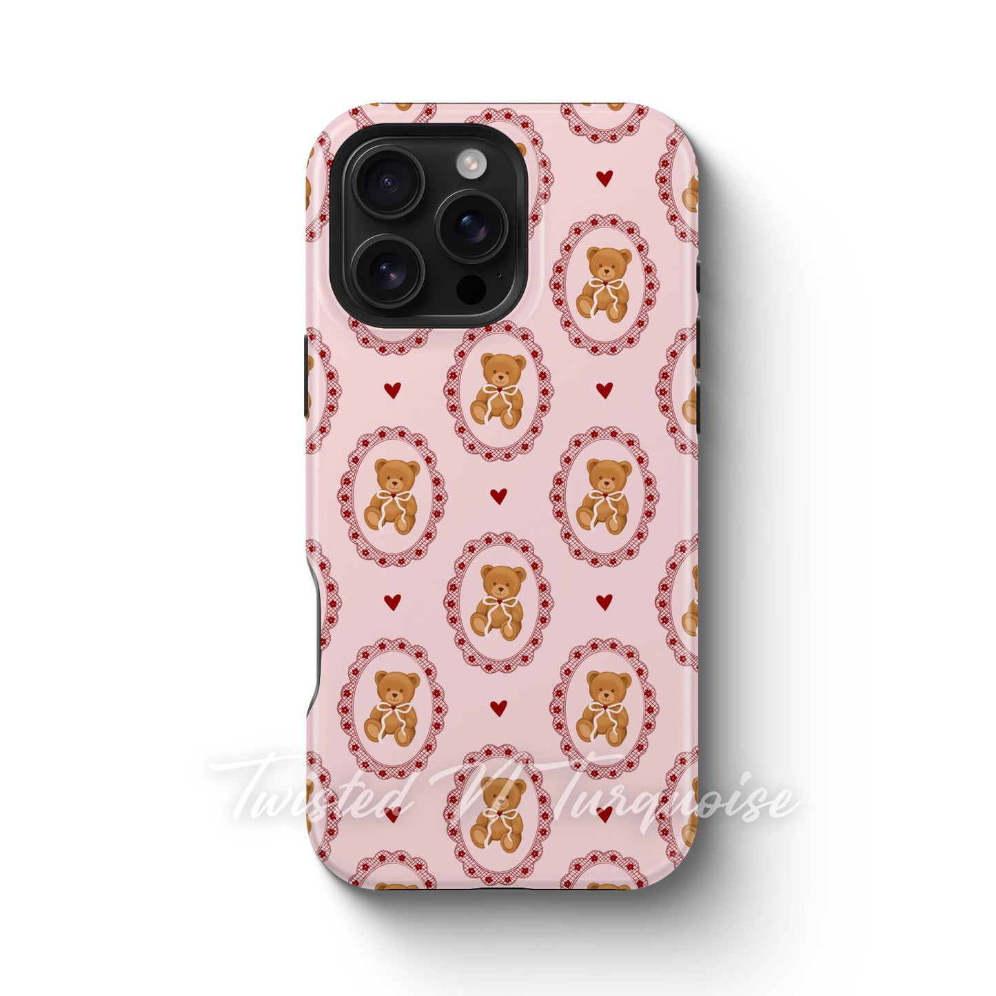 Red Valentine Teddys Tough Magnetic Phone Case