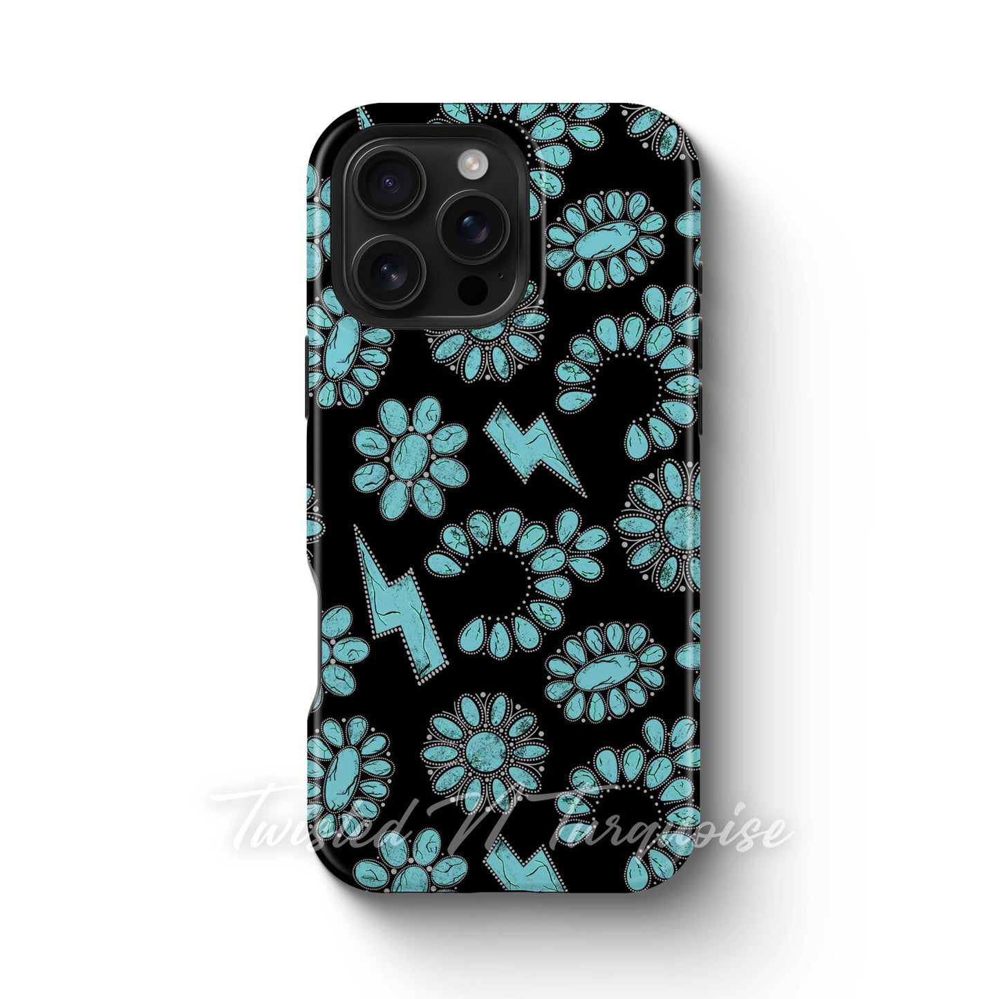 Turquoise Jewelry Western Tough Magnetic Phone Case