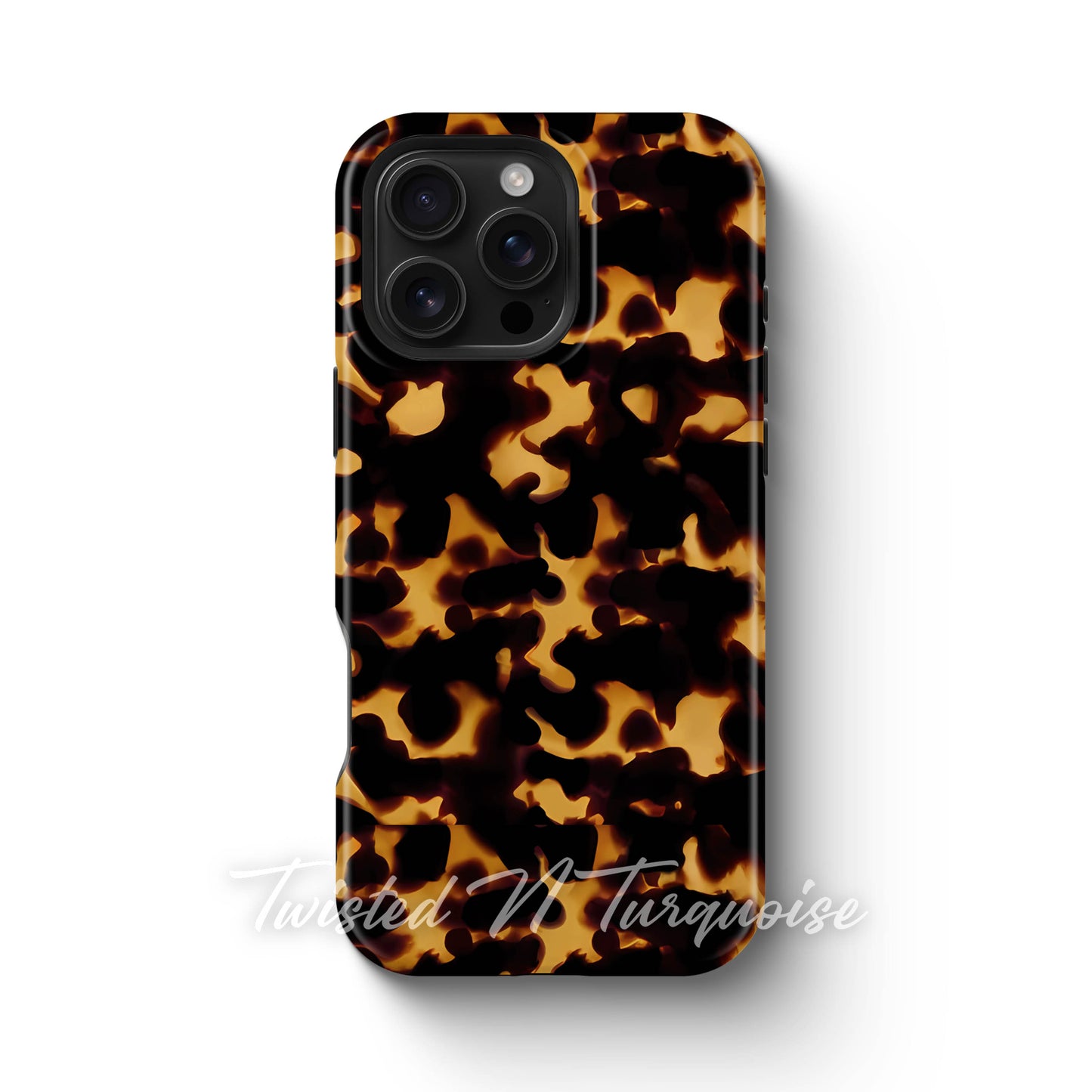 Trendy Tortoise Shell Tough Phone Case