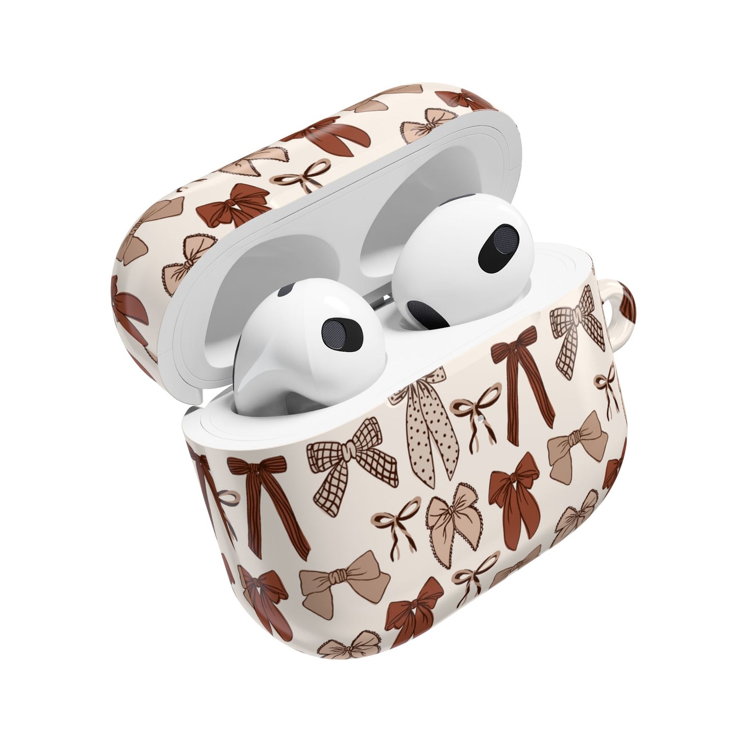Brown Fall Bow Collage AirPod Case
