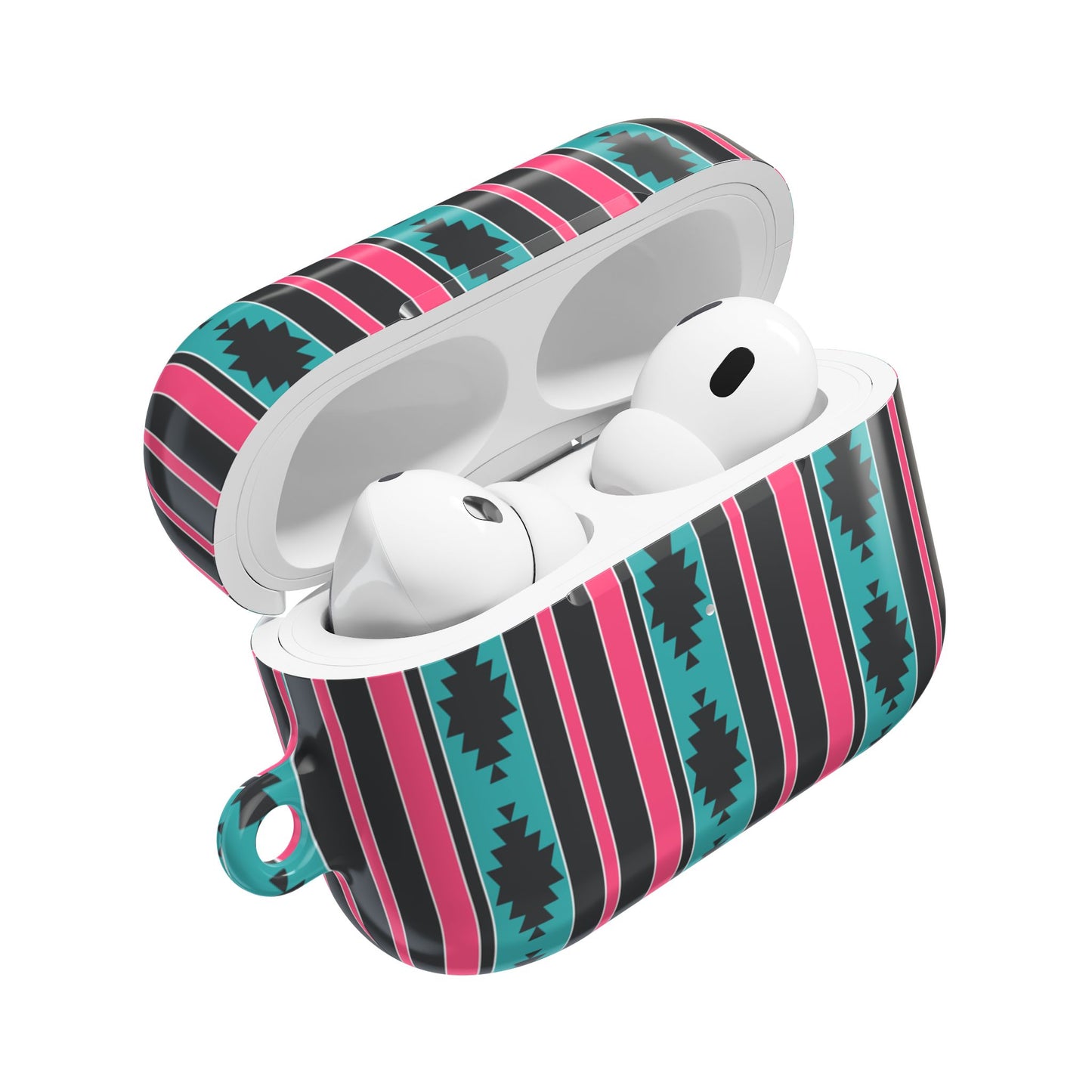 Pink Turquoise Aztec Western AirPod Case