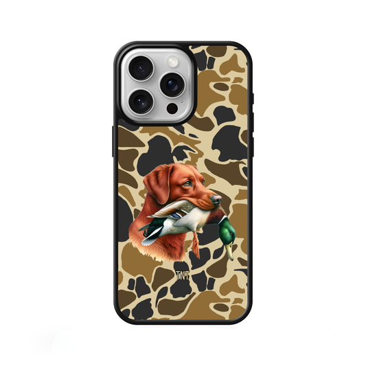 Red Fox Lab Duck Hunting Camo Edge Phone Case