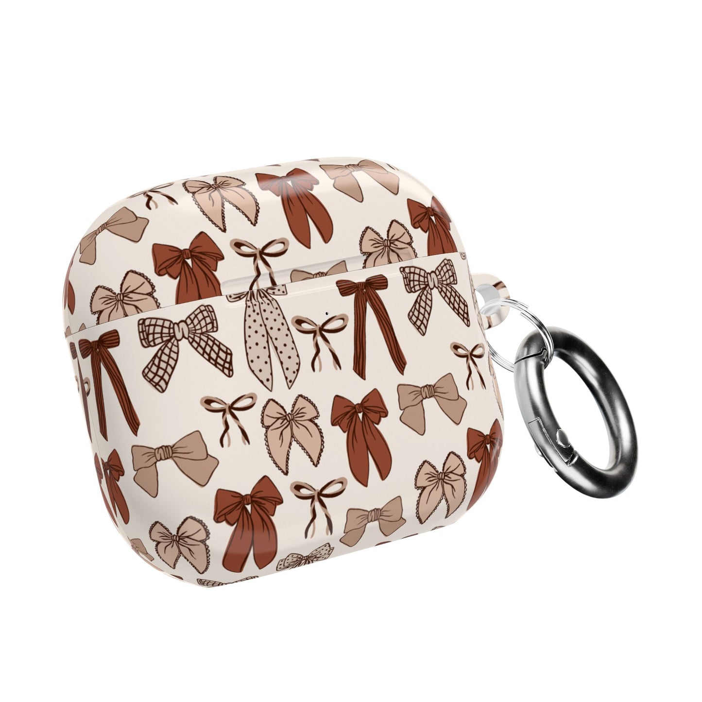 Brown Fall Bow Collage AirPod Case