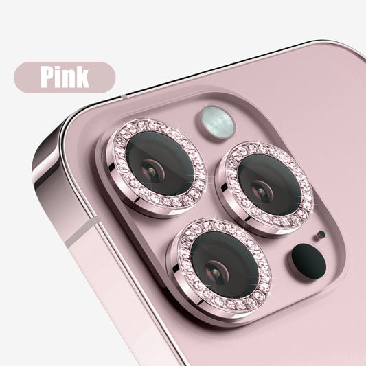 Pink camera phone lens protector